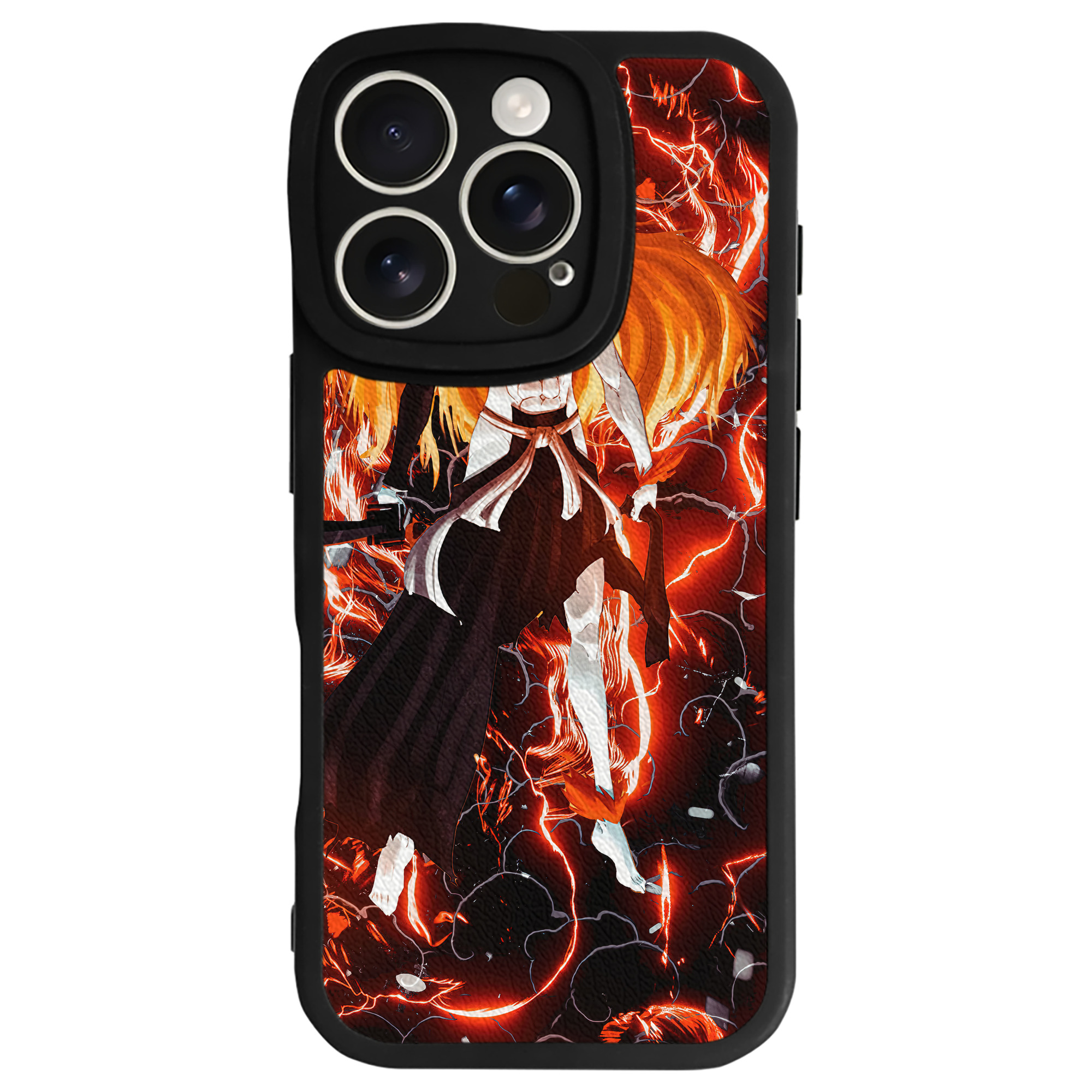 （画像用） ブリーチ BLEACH 【iPhone 16シリーズ対応】シリコンスマホケース（レザー調） 材質：シリコン